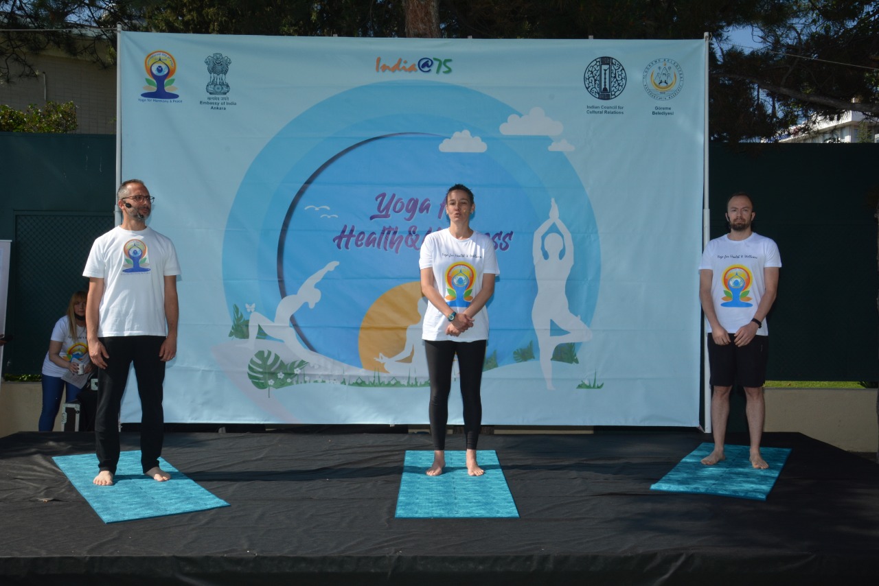 International Day of Yoga Celebrated in Ankara
